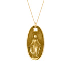 Oval Virgin Mary Protection Medal