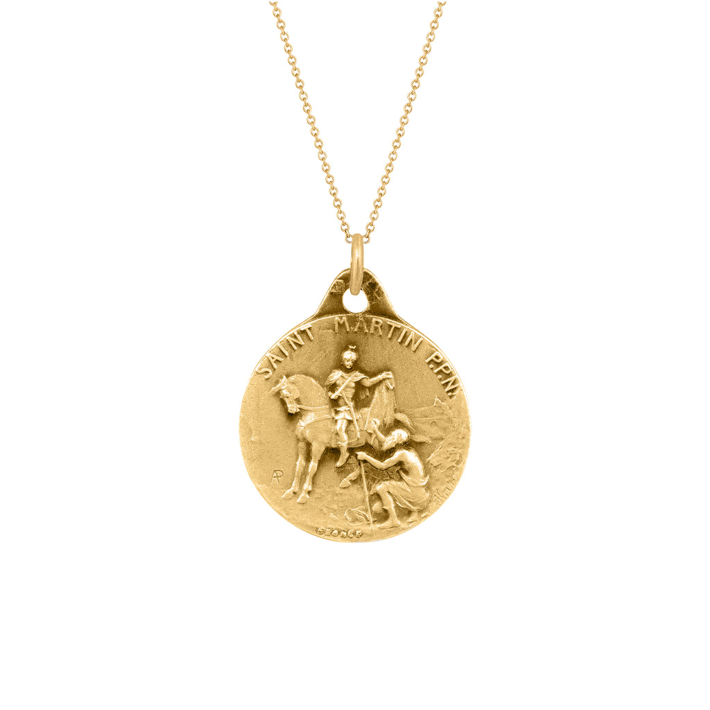 St. Martin de Porres Protection Medal – Louison Rare + Fine
