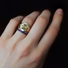 Simple Gold Buckle Ring